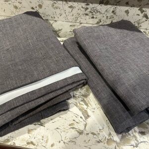 Pottery Barn Gray curtain panels (set of 2)